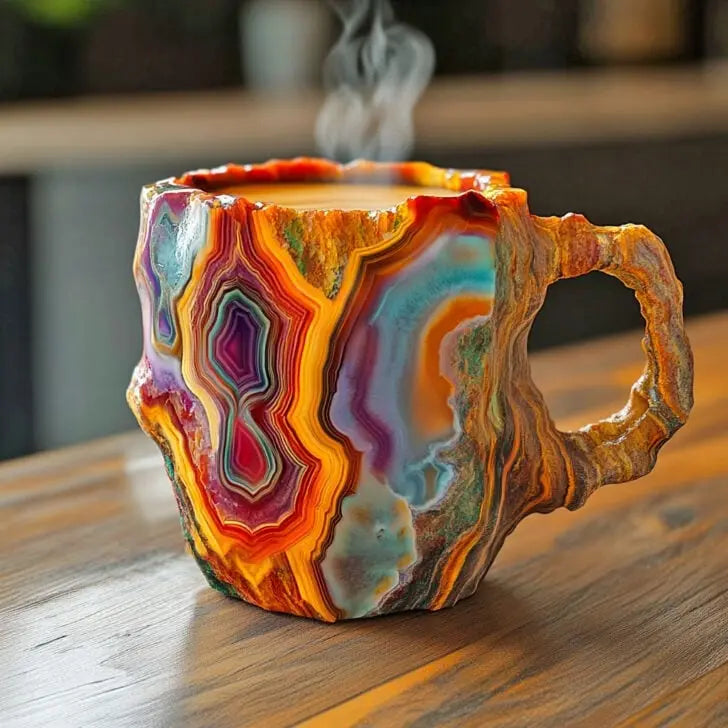Mirabelle – Tasses à café en cristal minéral