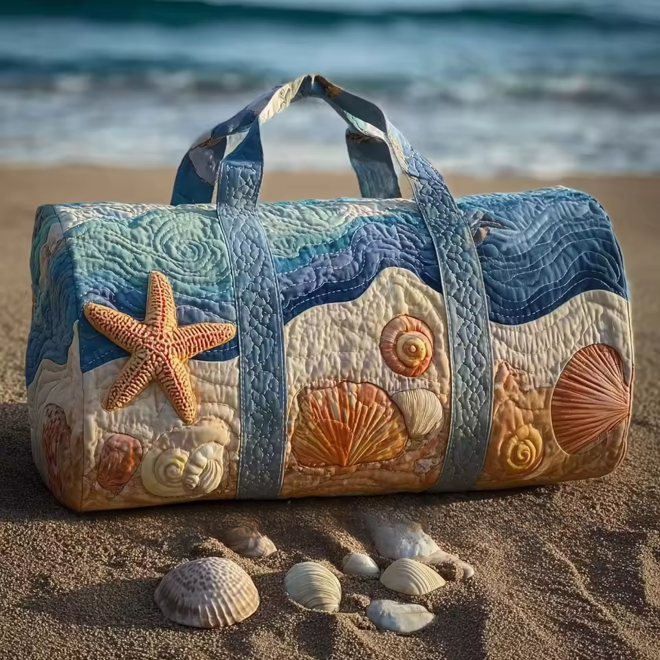 Yasmine | Sac de voyage souple fait main – sac de voyage souple motif Yasmine