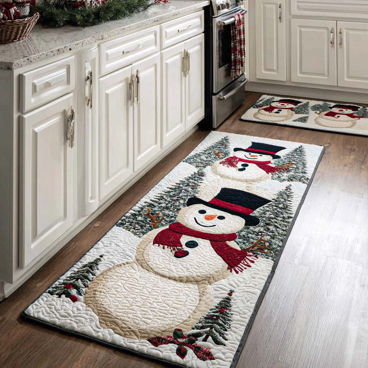 Tapis de cuisine antidérapant – Noël classique