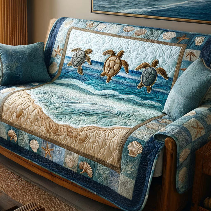 Housse de canapé matelassée – Tortue