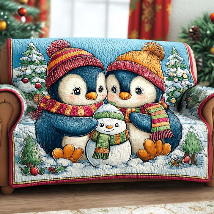 Housse de canapé matelassée – Motif de Noël