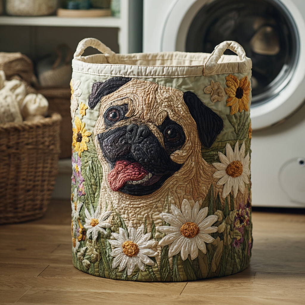 Panier à linge matelassé – Carlin – vue 1