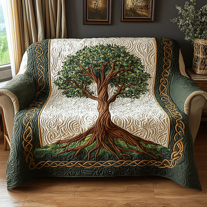 Housse de canapé matelassée – Arbre de vie