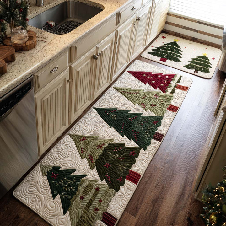 Tapis de cuisine antidérapant – Sapin de Noël
