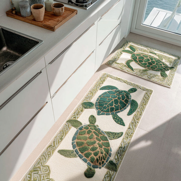 Tapis de cuisine antidérapant – Brise marine