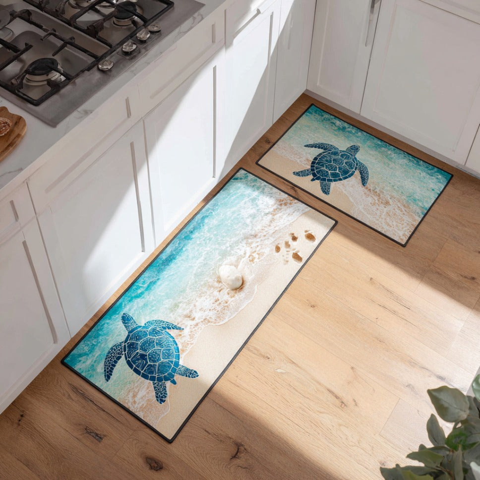 Tapis de cuisine antidérapant – Harmonie marine