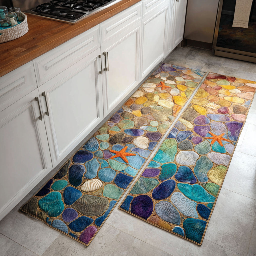 Tapis de cuisine antidérapant – Rivage paisible