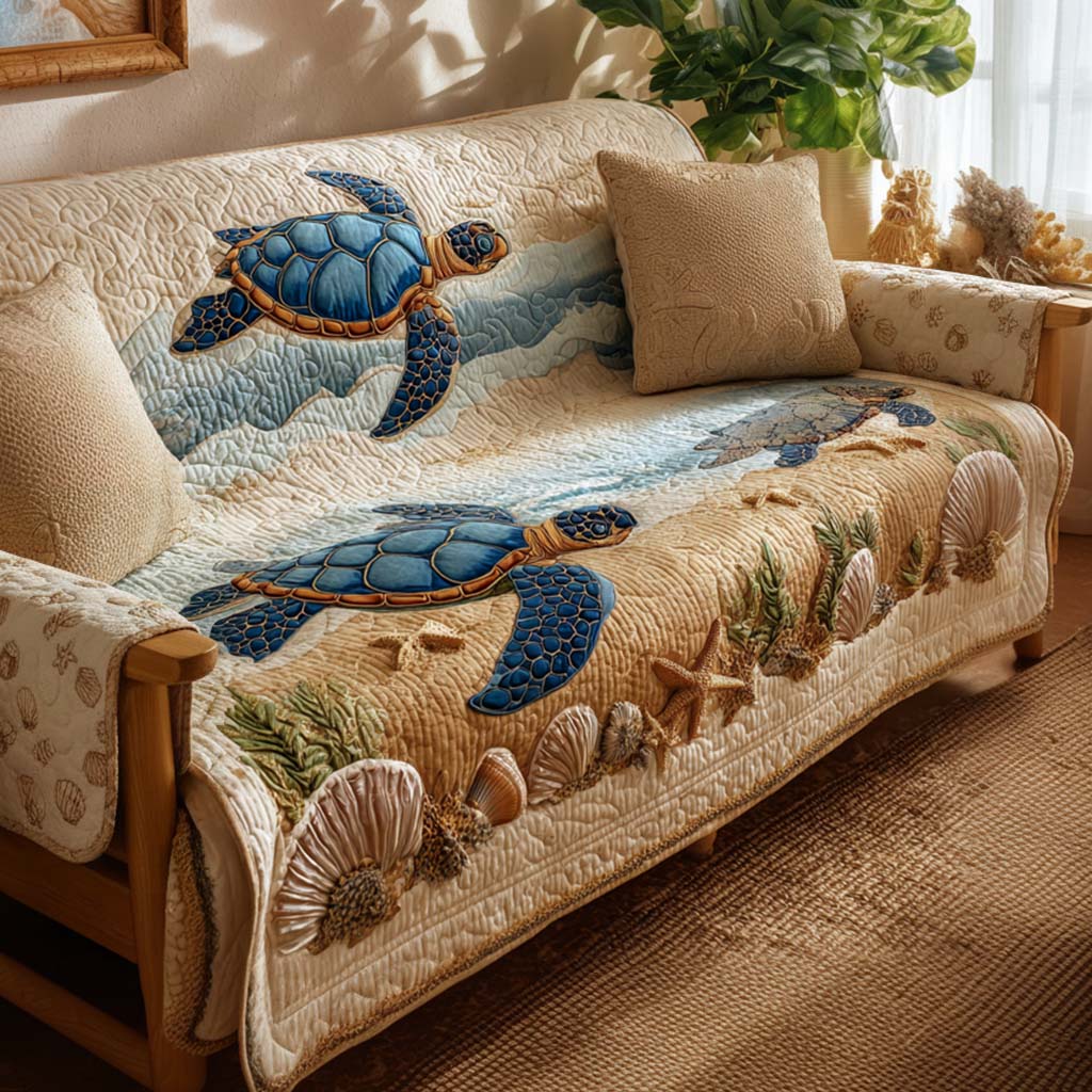 Housse de canapé matelassée – Tortue