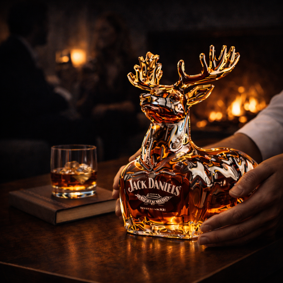 Bouteille de Whisky Jack Daniel's - Édition Renne