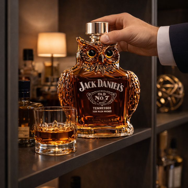 Bouteille de whisky - Édition Chouette