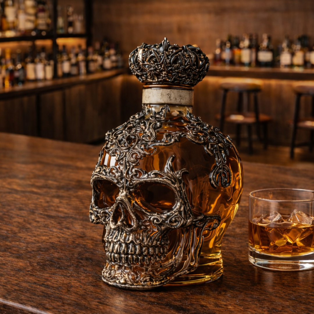 Bouteille de Whisky - Édition Crâne Royal
