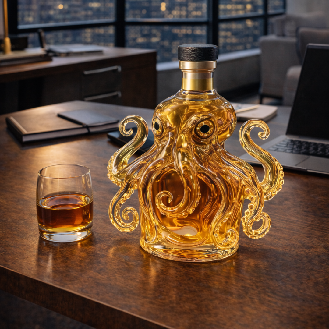 Bouteille de Whisky - Édition Poulpe