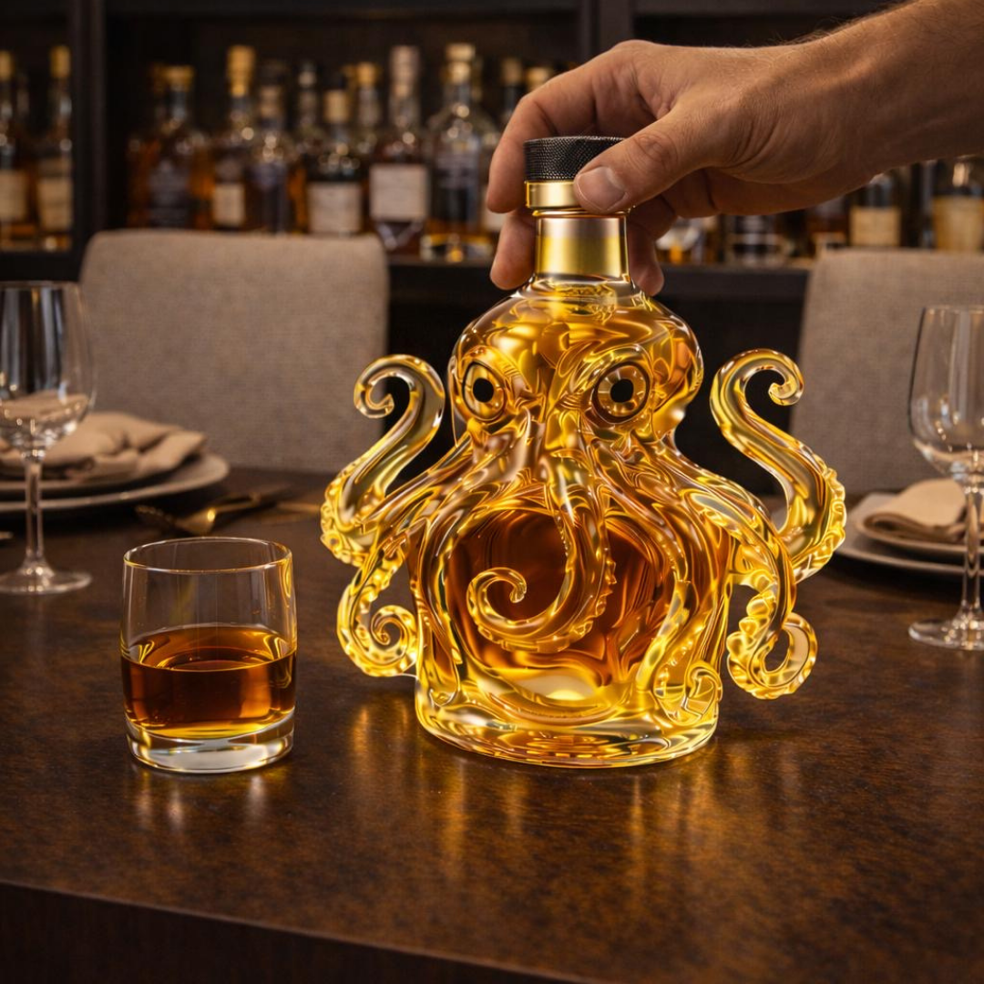 Bouteille de Whisky - Édition Poulpe