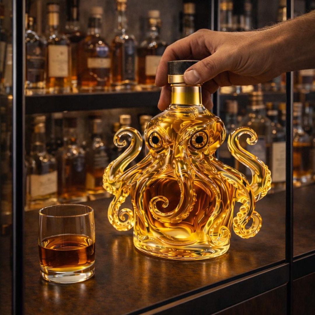 Bouteille de Whisky - Édition Poulpe