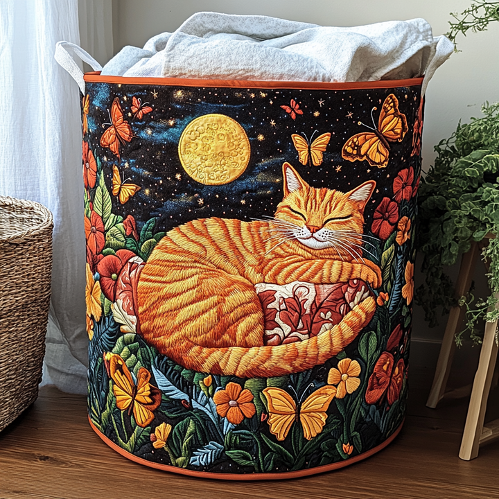Panier à linge matelassé – Chats – vue 1