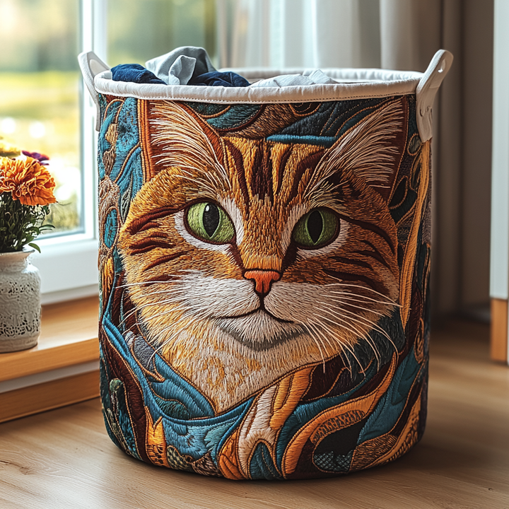 Panier à linge matelassé – Forme de chat – vue 8