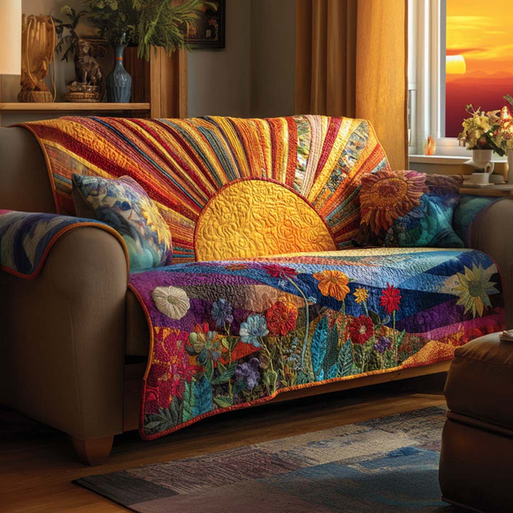 Housse de canapé matelassée – Motif ensoleillé – image 10