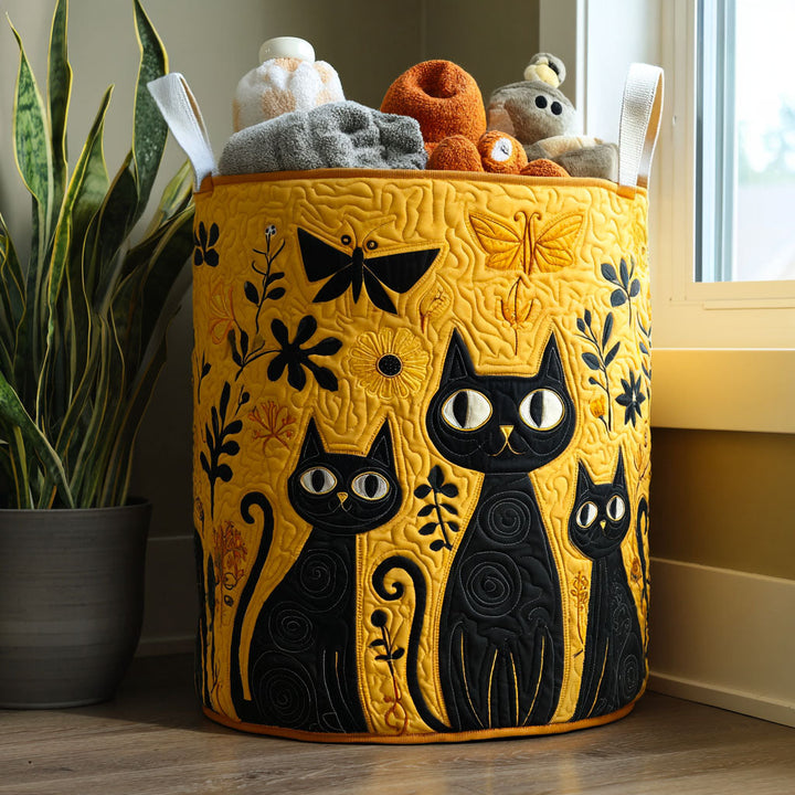 Panier à linge matelassé – Forme de chat – vue 4