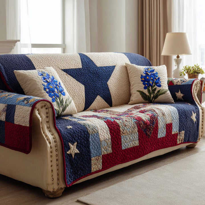 Housse de canapé matelassée – Style américain