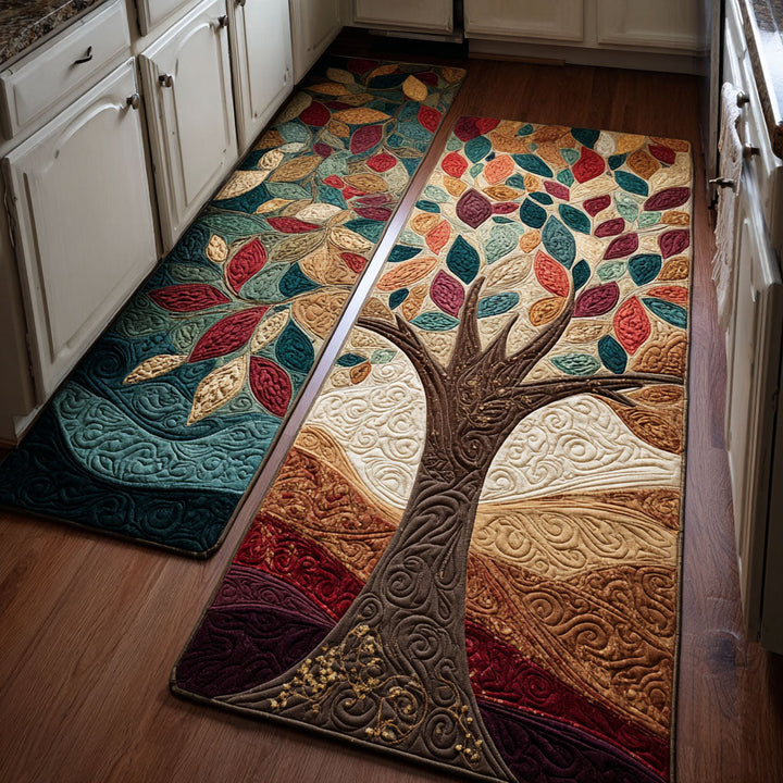 Tapis de cuisine antidérapant – Arbre et refuge naturel