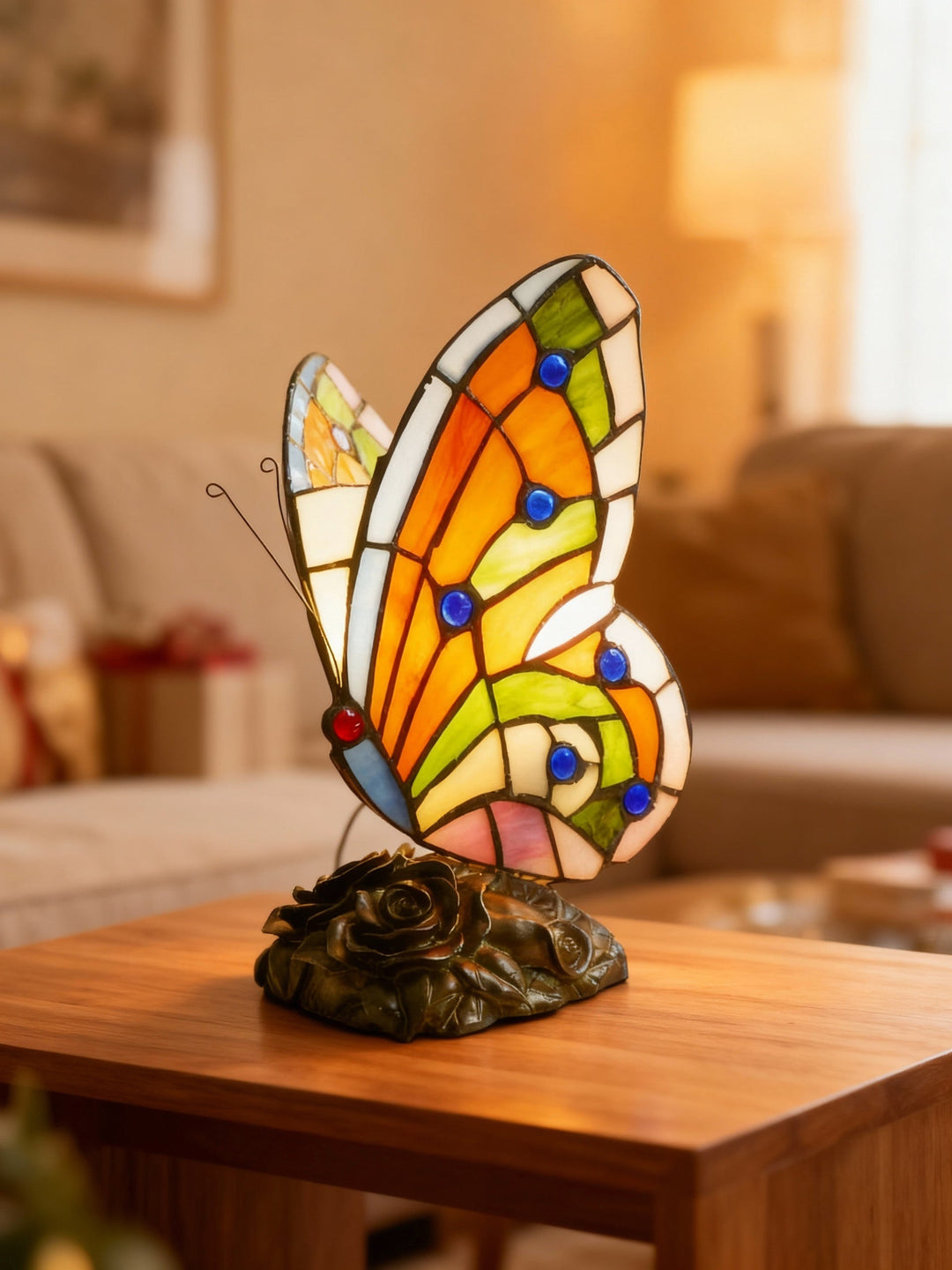 Lamp Ailes Mosaïque Colorée