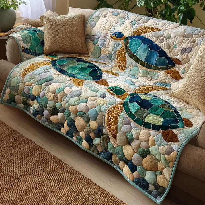 Housse de canapé matelassée – Tortue – image 10