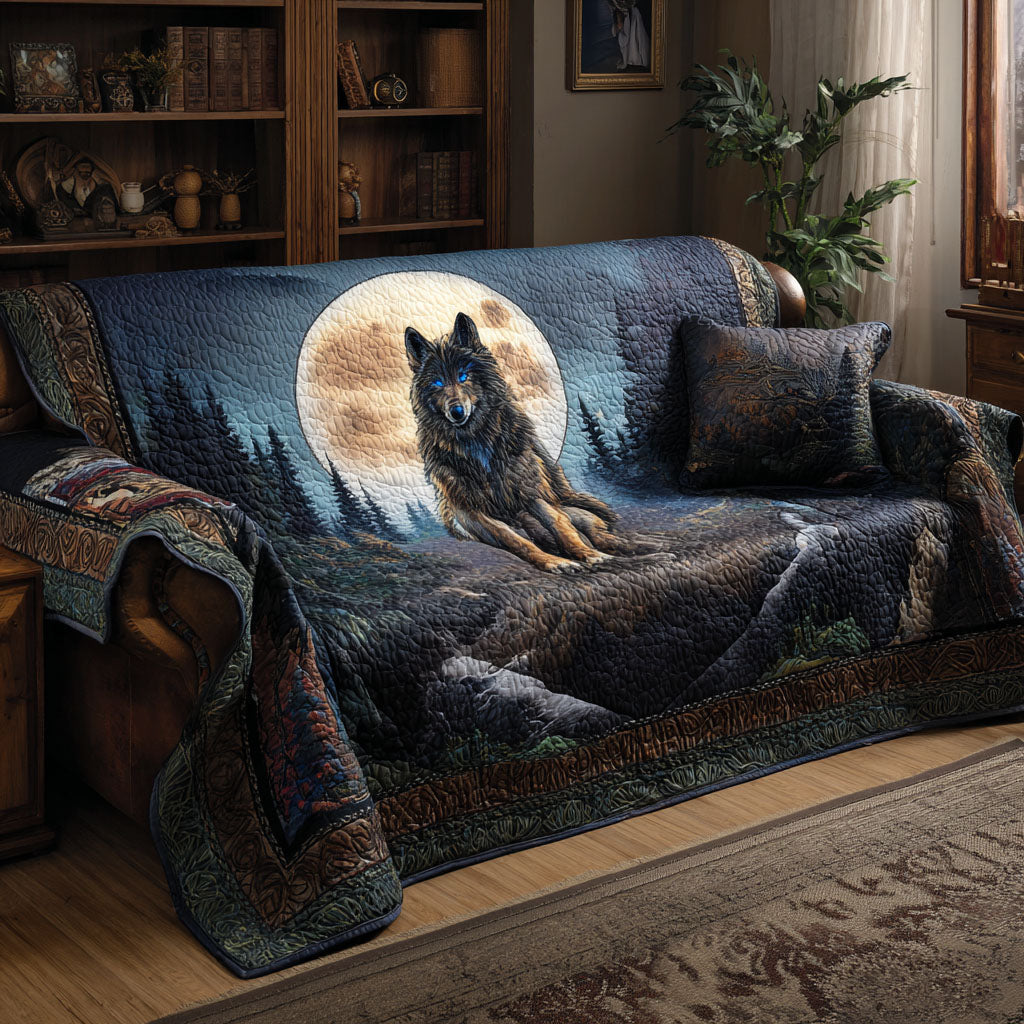 Housse de canapé matelassée – Loup