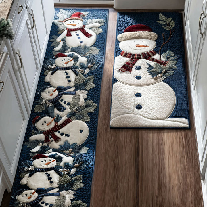Tapis de cuisine antidérapant – Hiver classique