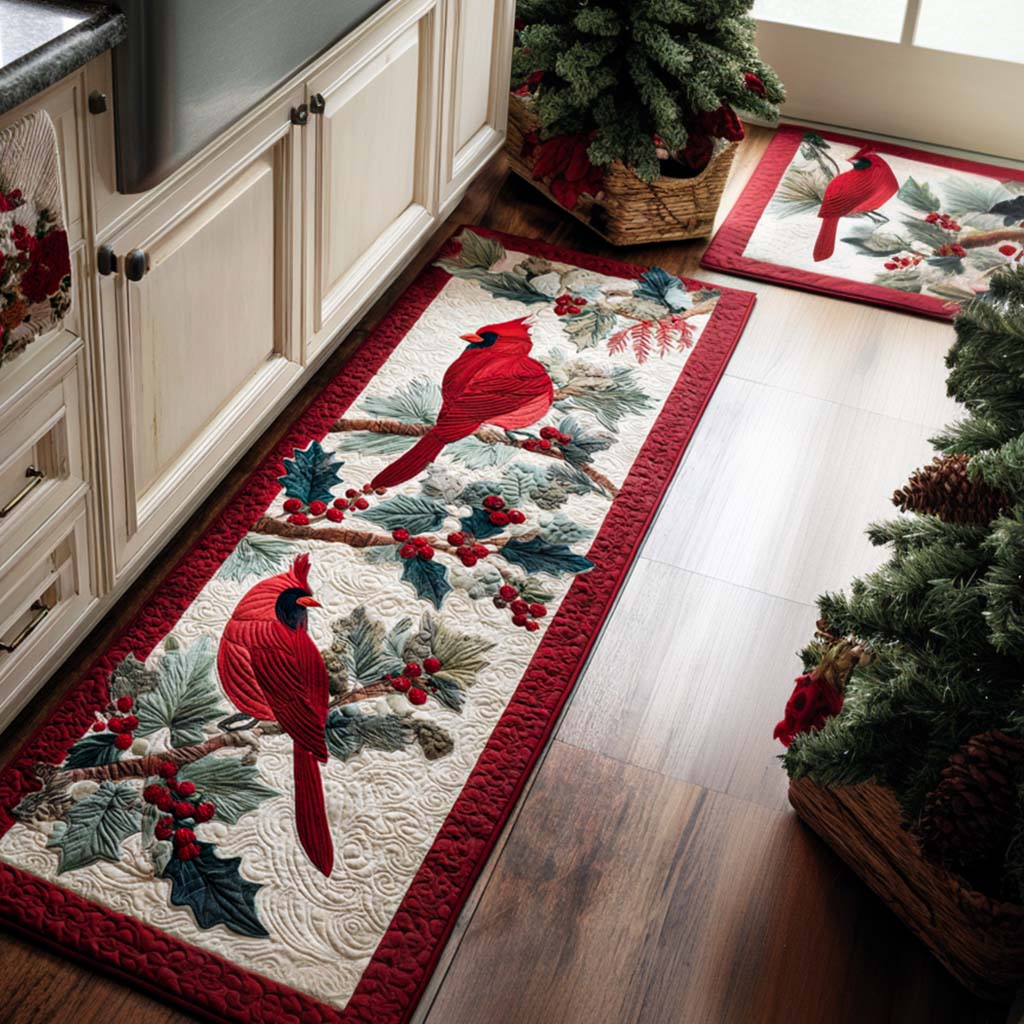 Tapis de cuisine antidérapant – Noël
