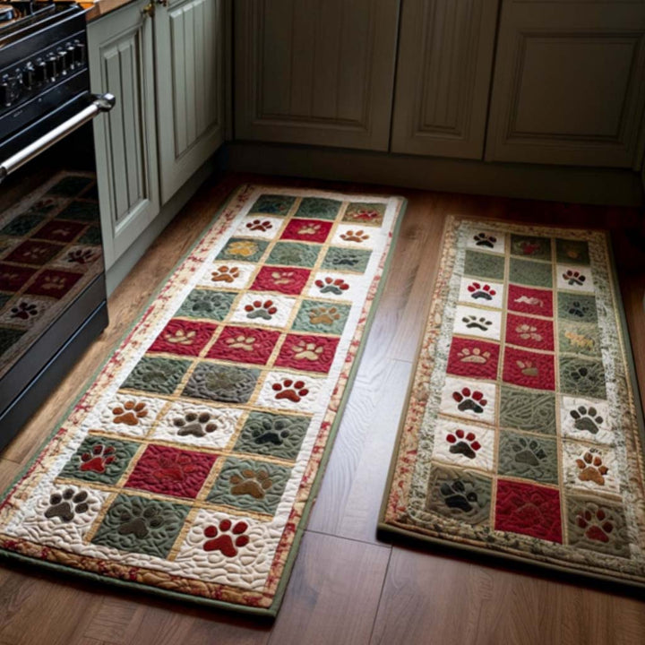 Tapis de cuisine antidérapant – Noël classique